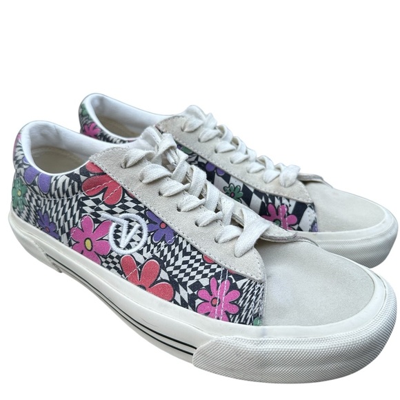 Vans Style 73 DX Anaheim Factory Peace Floral Sneakers Women’s Size 9 - Picture 1 of 6